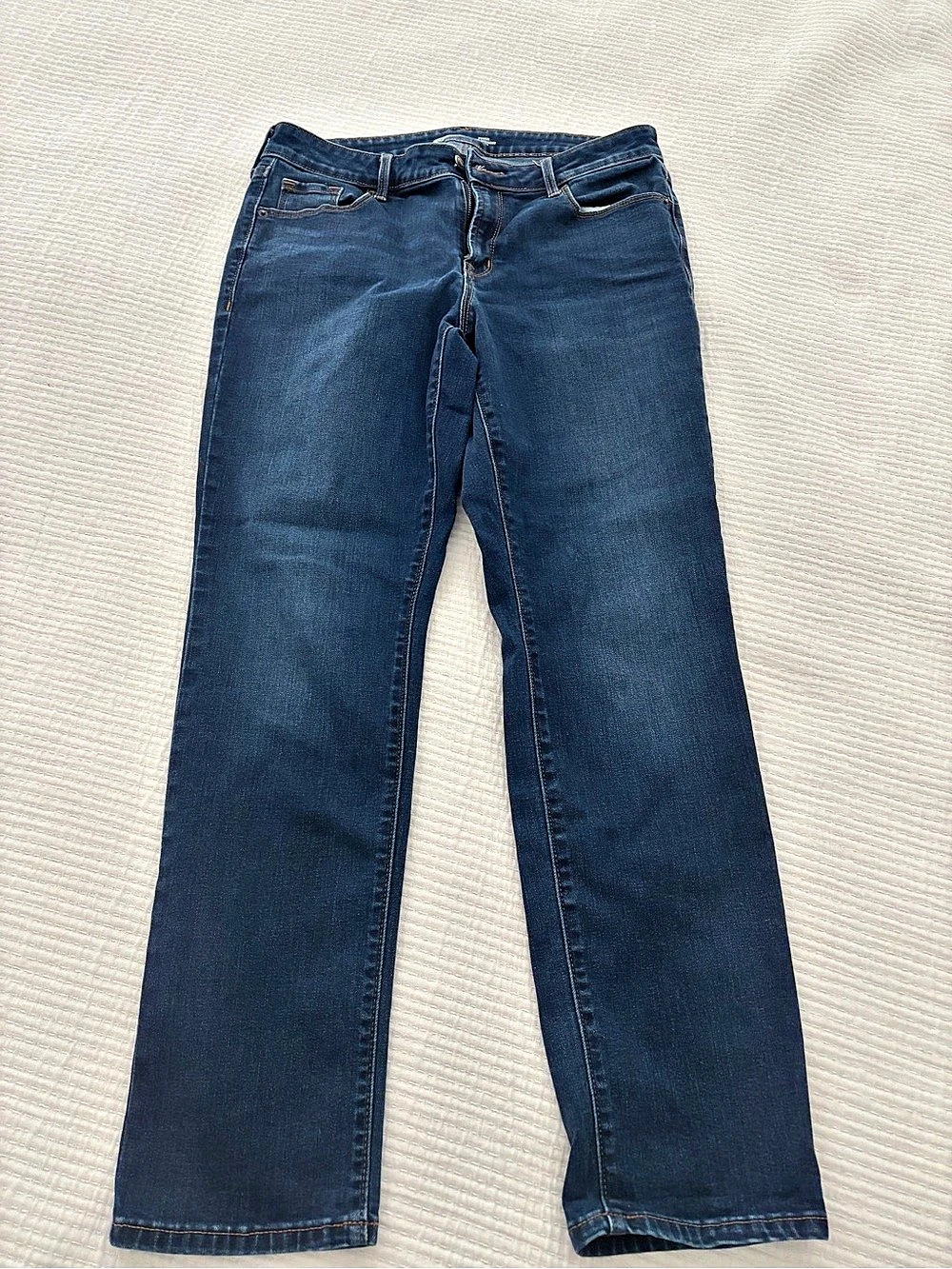 Old Navy Power Slim Straight Blue Straight Leg Jeans Like New
